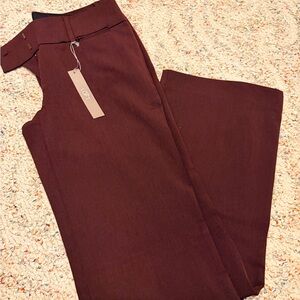 LOFT Women's Deep Burgundy Trousers